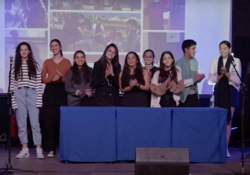 Remise des lunettes au Lycée Descartes