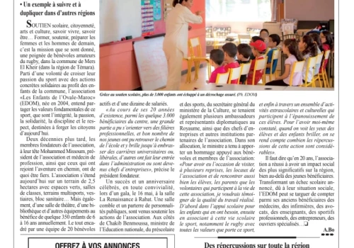 GALA DES 2O ANS DES ENFANTS DE L'OVALE MAROC